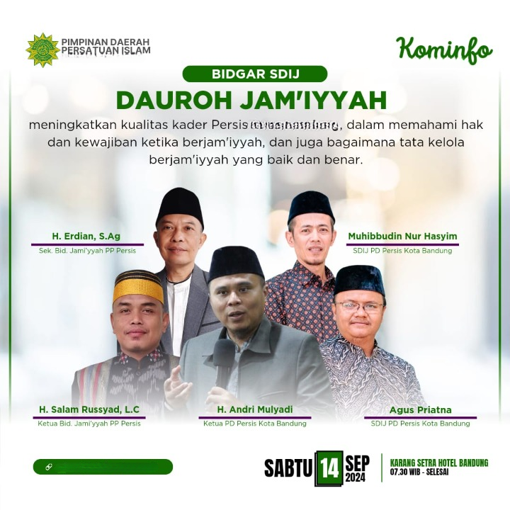 Dauroh Jamiyyah SDIJ PD PERSIS Kabupaten Nias Utara